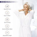 Hair Bear Microfiber Button-Up Hair Towel