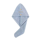 Hair Bear Microfiber Button-Up Hair Towel